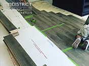 Hardwood floor Installation by District Flooring & Restoration 