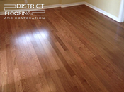 Hardwood floor Installation by District Flooring & Restoration 