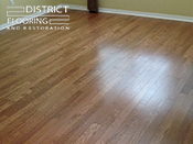 Hardwood floor Installation by District Flooring & Restoration 