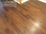 Hardwood floor Installation by District Flooring & Restoration 