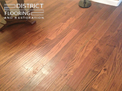 Hardwood floor Installation by District Flooring & Restoration 