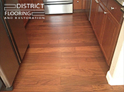 Hardwood floor Installation by District Flooring & Restoration 