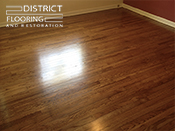 Hardwood floor Installation by District Flooring & Restoration 