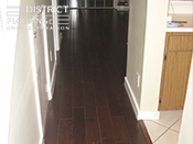 Hardwood floor custom design & custom stains by District Flooring & Restoration 