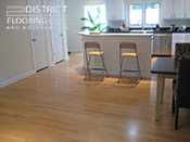 Hardwood floor custom design & custom stains by District Flooring & Restoration 