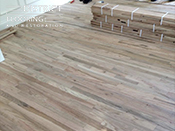 Hardwood floor custom design & custom stains by District Flooring & Restoration 