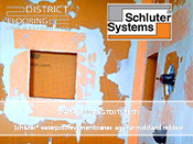 Schluter waterproofing membranes provide protection against mold and mildew 