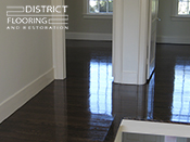 Hardwood floor Repairs and Refinishing by District Flooring & Restoration 